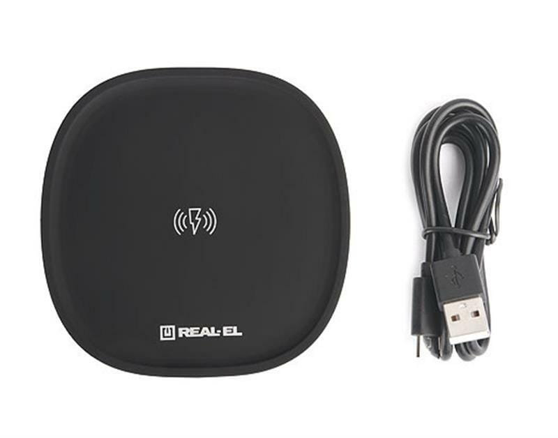 Беспроводное зарядное устройство REAL-EL WL-740 2.4A 15W Black