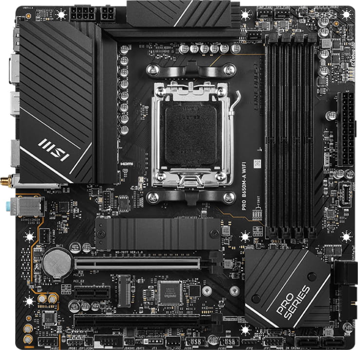 Материнська плата MSI Pro B650M-A WiFi Socket AM5