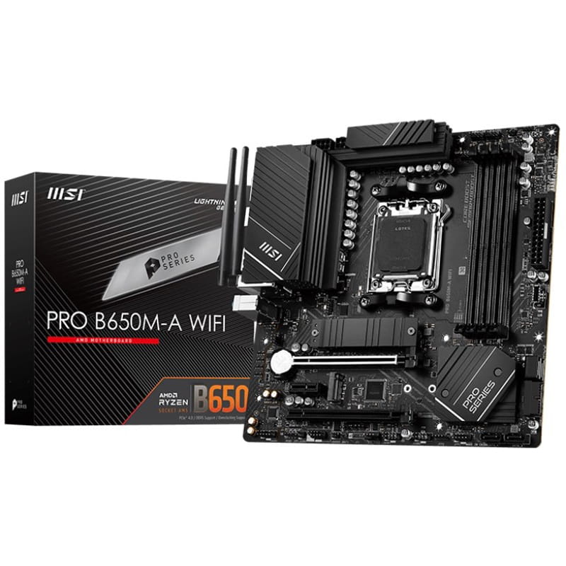 Материнская плата MSI Pro B650M-A WiFi Socket AM5