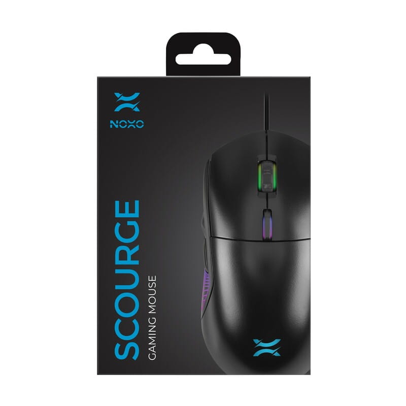 Мышь Noxo Scourge Gaming mouse Black USB (4770070881965)