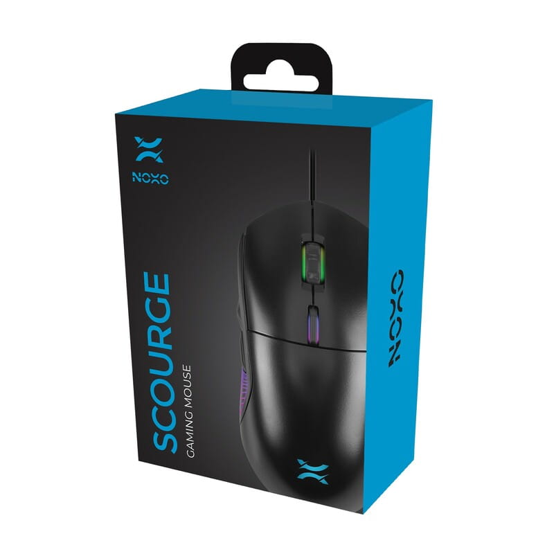Миша Noxo Scourge Gaming mouse Black USB (4770070881965)