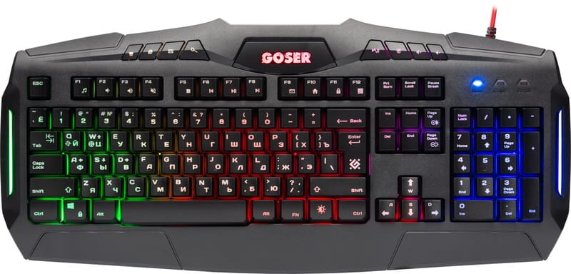 Клавиатура Defender Goser GK-772L (45772) Black USB