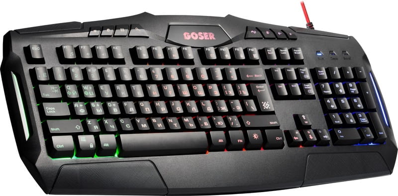 Клавиатура Defender Goser GK-772L (45772) Black USB