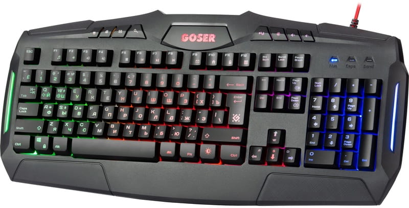 Клавиатура Defender Goser GK-772L (45772) Black USB