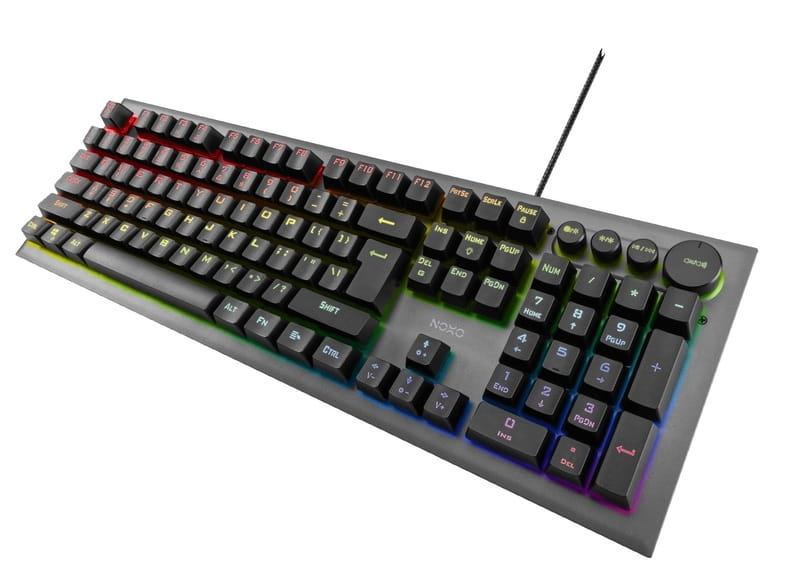 Клавиатура Noxo Conqueror Mechanical gaming keyboard, Blue Switches, Black (4770070882023)