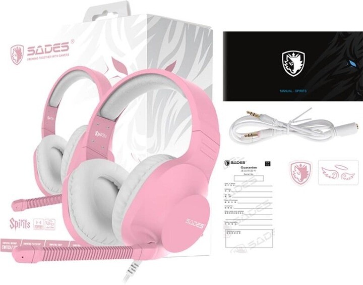 Гарнитура Sades SA-721 Spirits Pink (sa721pkj)