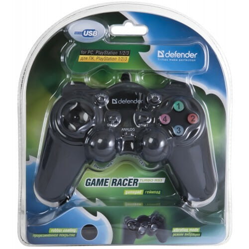 Геймпад Defender Game RAcer Turbo (64251) Black USB
