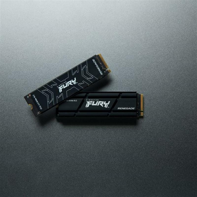 Накопитель SSD 2TB Kingston Fury Renegade with Heatsink M.2 2280 PCIe 4.0 x4 NVMe 3D TLC (SFYRDK/2000G)
