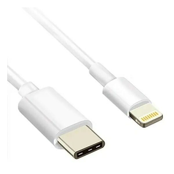 Кабель Atcom USB Type-C - Lightning (M/M), 2.4 А, 1.8 м, White, блистер (A15278)