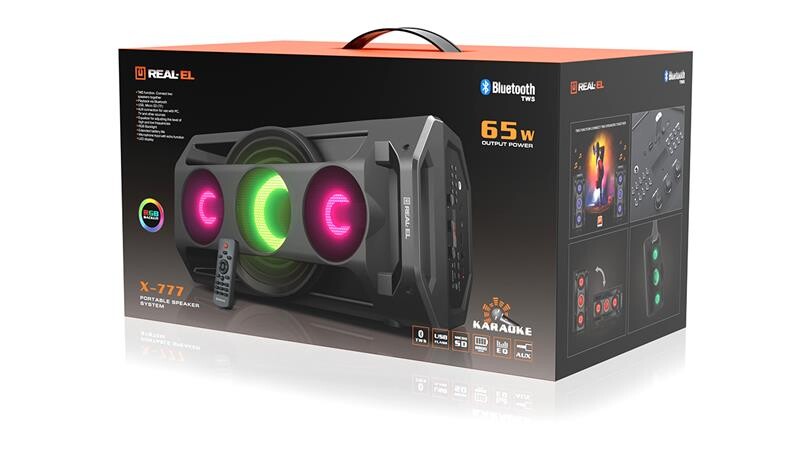Акустическая система REAL-EL X-777 Black