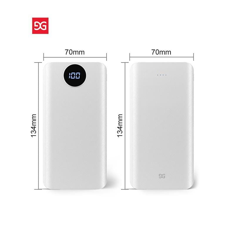 Универсальная мобильная батарея Gusgu Xiamen Mini 80000M 20000 mAh White (GB/T-35590/UA-102807)