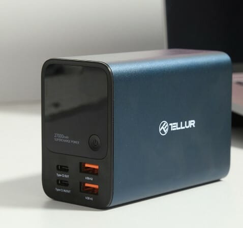Универсальная мобильная батарея Tellur PD903 Ultra Pro 27000mAh Blue (TLL158391)