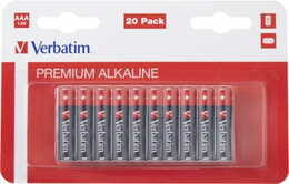Батарейка Verbatim Alkaline AAA/LR03 BL 20шт