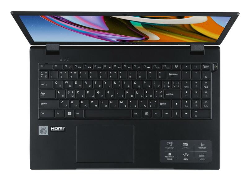 Ноутбук Prologix M15-720 (PN15E02.I3108S2NU.003) FullHD Black