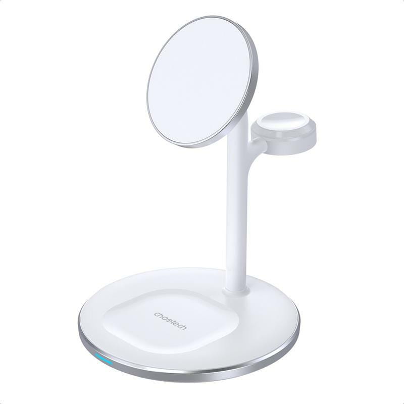 Магнитное беспроводное зарядное устройство Choetech T585-F 3in1 Magnetic wireless charger station for Apple