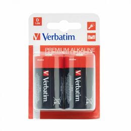 Батарейка Verbatim Alkaline D/LR20 BL 2шт
