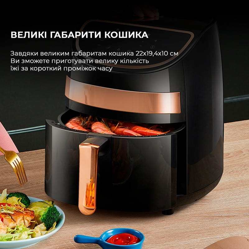 Мультипечь Deerma Air Fryer KZ100 (DEM-KZ100)