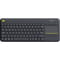 Фото - Клавиатура беспроводная Logitech K400 Plus Black (920-007145) | click.ua