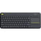 Фото - Клавіатура бездротова Logitech K400 Plus Black (920-007145) | click.ua