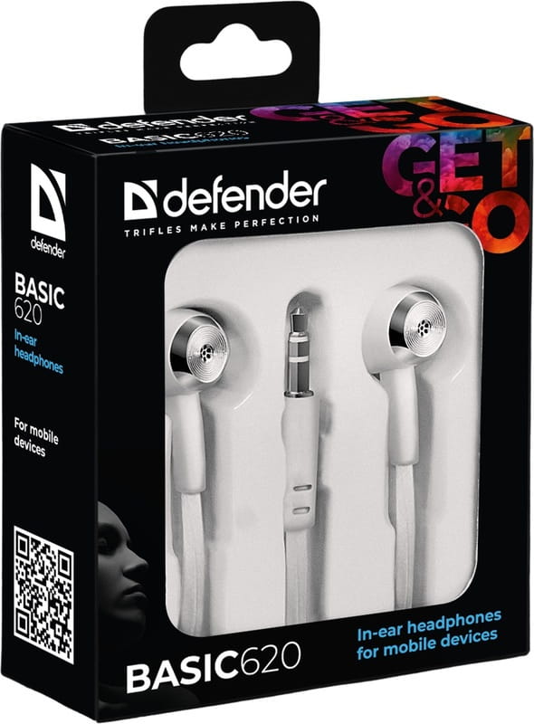 Навушники Defender Basic 620 White (63625)