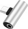 Фото - Адаптер XoKo USB Type-C - AUX mini jack 3.5 мм 2 в 1 (AC-205-SLV) | click.ua