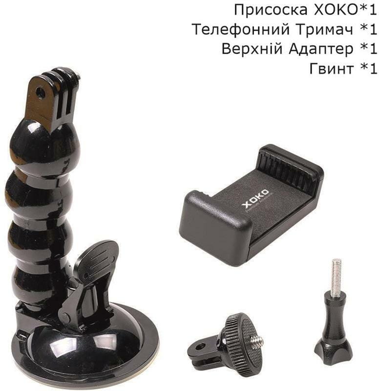 Держатель автомобильный XoKo Premium RM-C25 Black (XK-RMC100-BLCK)