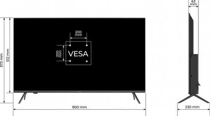 Телевiзор Kivi 40F550NB