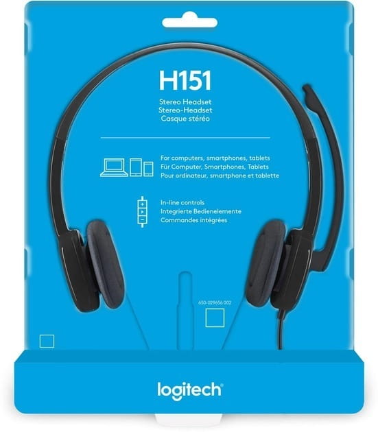 Гарнитура Logitech H151 Stereo Black (981-000589)