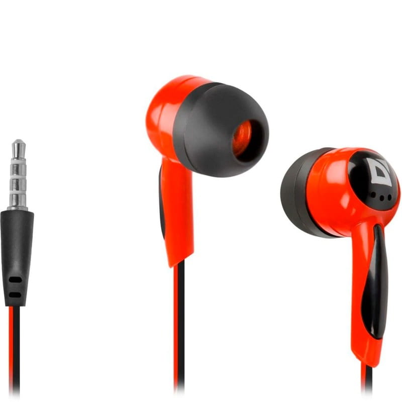 Наушники Defender Basic-604 Black/Red (63605)