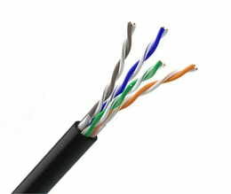 Кабель для внешней прокладки OK-Net КПП-ВП (100) UTP, CAT5e, 4х2х0.49,бухта 305м (7933119)