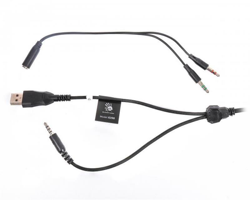 Гарнитура A4Tech Bloody G200 Black/Red