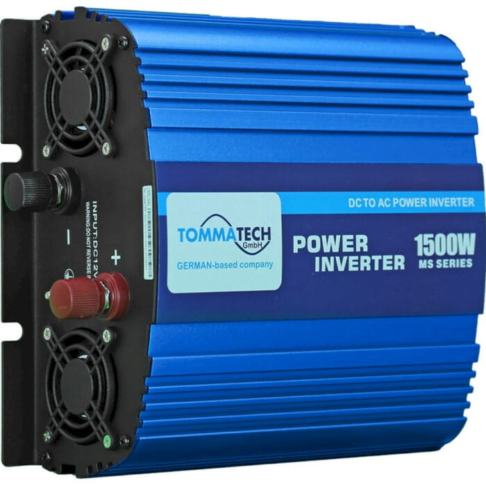 Инвертор напряжения TommaTech MS-1500, 12V/220V, 1500W (MS-1500/29446)