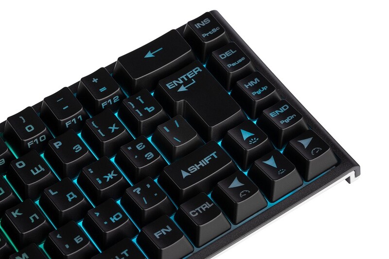 Клавиатура 2E Gaming KG350UBK RGB Ukr Black (2E-KG350UBK)