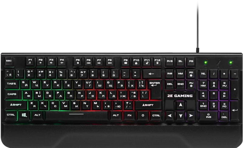 Клавиатура игровая 2E Gaming KG310 LED Ukr Black (2E-KG310UB)