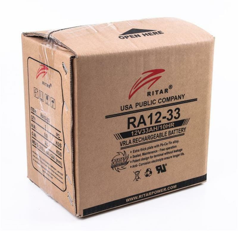 Акумуляторна батарея Ritar 12V 33AH (RA12-33) AGM