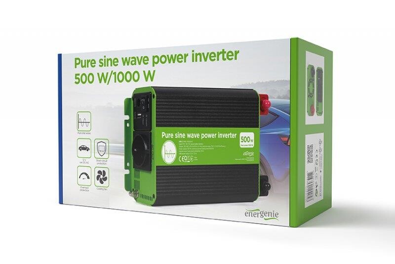 Інвертор напруги EnerGenie EG-PWC-PS500-01 500W