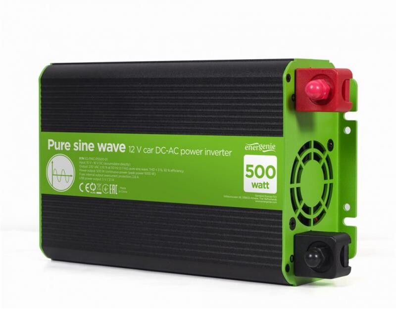 Інвертор напруги EnerGenie EG-PWC-PS500-01 500W