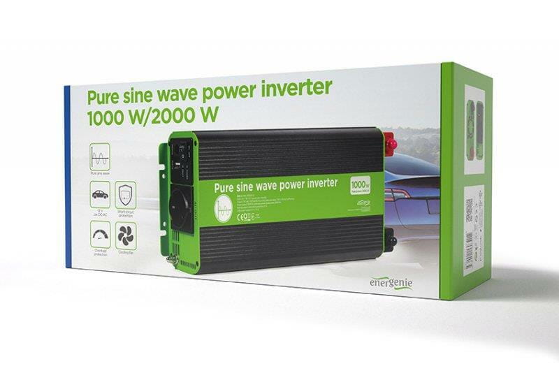 Инвертор напряжения EnerGenie EG-PWC-PS1000-01 1000W