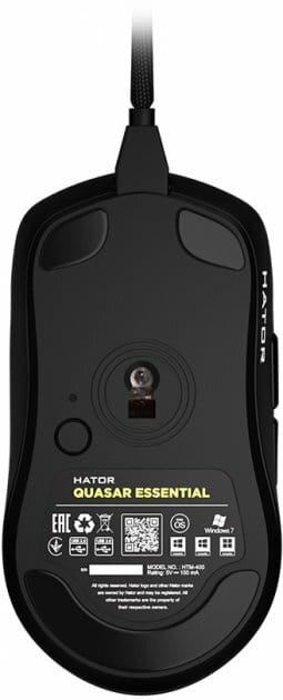 Мышь Hator Quasar Essential Black (HTM-400)
