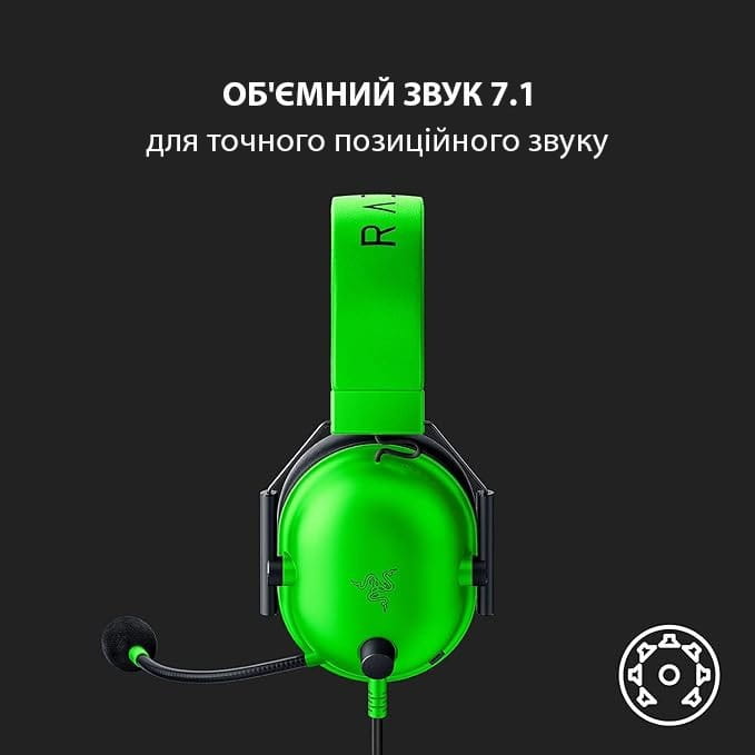 Гарнитура Razer BlackShark V2 X Green (RZ04-03240600-R3M1)