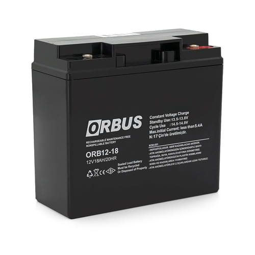 Фото - Батарея для ИБП Orbus Акумуляторна батарея  OR1218 AGM 12V 18 Ah  OR12118/28 (OR12118/28751)