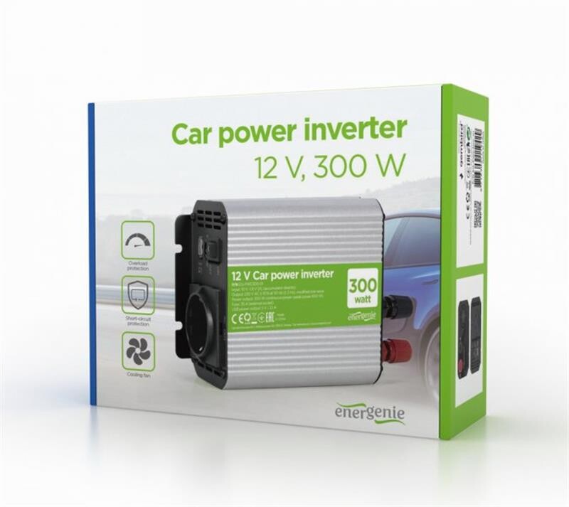 Инвертор напряжения EnerGenie EG-PWC300-01 300W