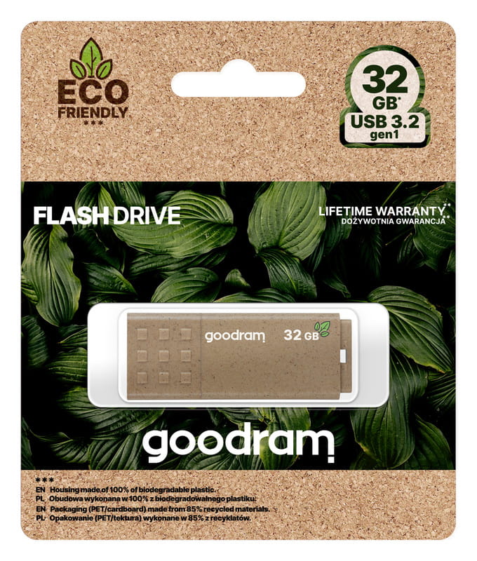 Флеш-накопитель USB3.2 32GB GOODRAM UME3 Eco Friendly (UME3-0320EFR11)