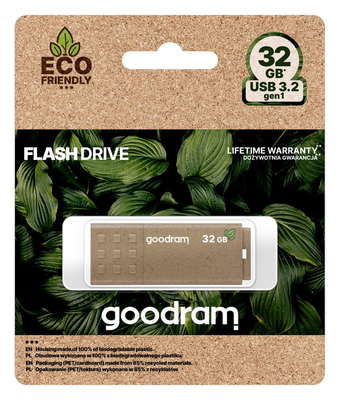 Флеш-накопичувач USB3.2 32GB Goodram UME3 Eco Friendly (UME3-0320EFR11)