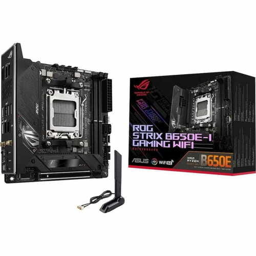 Фото - Материнская плата Asus Материнська плата  ROG Strix B650E-I Gaming WiFi Socket AM5 