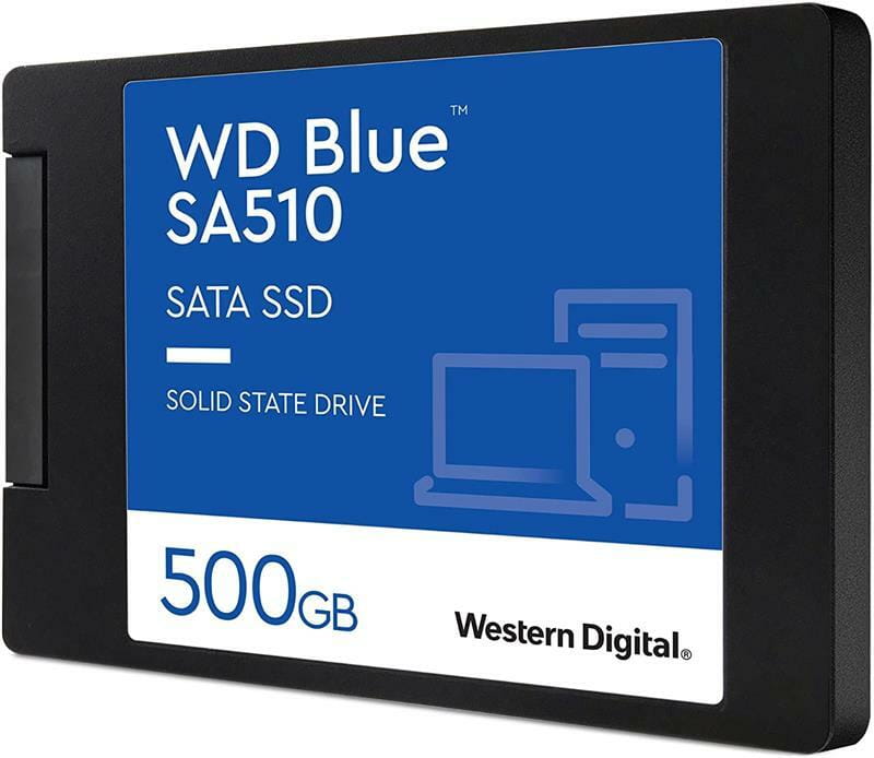 Накопитель SSD  500GB WD Blue 2.5" SATAIII 3D TLC (WDS500G3B0A)
