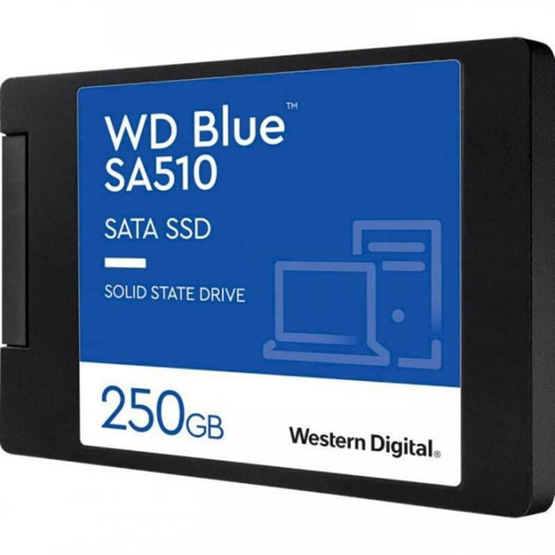 Накопитель SSD  250GB WD Blue 2.5" SATAIII 3D TLC (WDS250G3B0A)