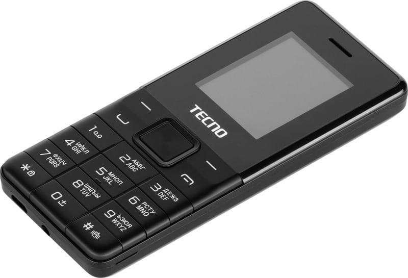 Мобильный телефон Tecno T301 Dual Sim Phantom Black (4895180778674)