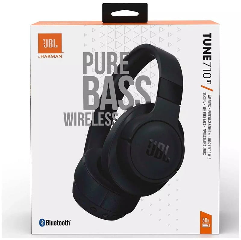 Bluetooth-гарнитура JBL Tune 710 Black (JBLT710BTBLK)