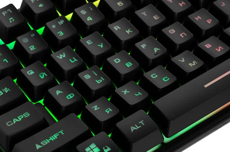 Клавиатура 2E Gaming KG355 LED Ukr Black (2E-KG355UBK)